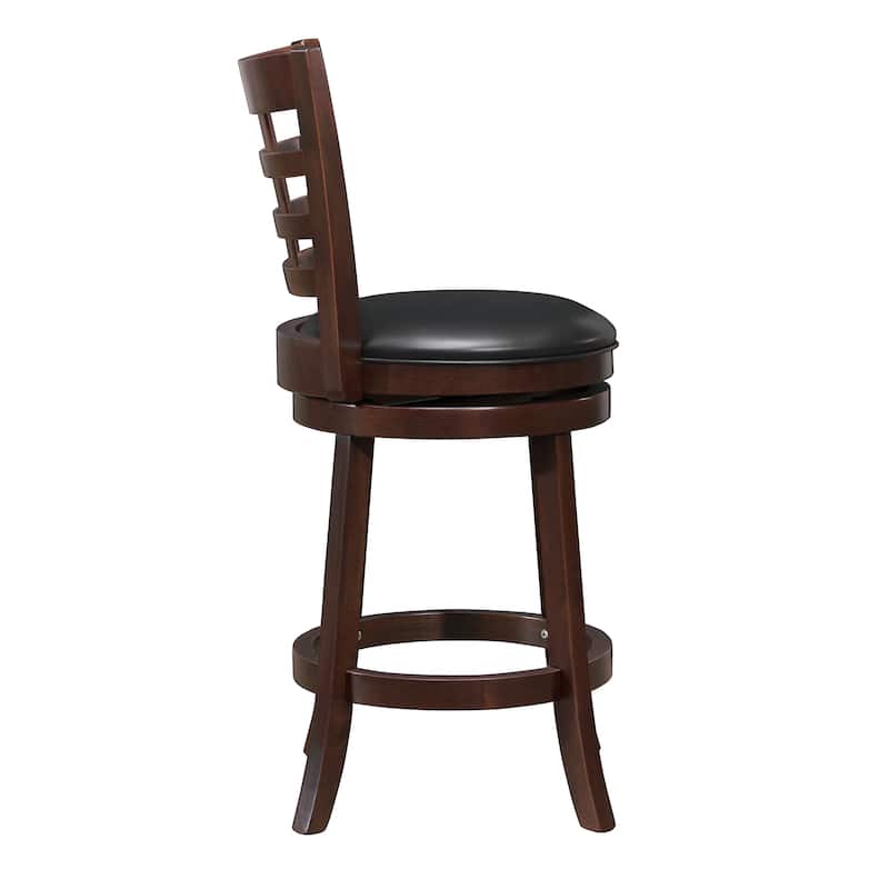 Verona Swivel High Back Counter Height Stool by iNSPIRE Q Classic
