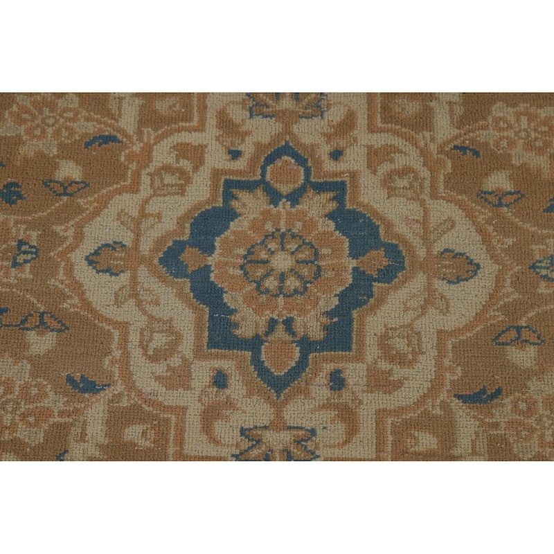 Traditional Najafabad Persian Vintage Rug Hand-Knotted Wool Carpet - 8'0" x 11'3"