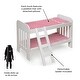 preview thumbnail 3 of 13, Badger Basket Doll Bunk Bed with Bedding and Ladder