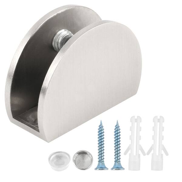 Shop Stainless Steel Cabinet Door Glass Clamp Shelf Brackets