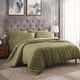 preview thumbnail 80 of 89, Superior Egyptian Cotton 300 Thread Count Solid Duvet Cover Set Sage - Twin