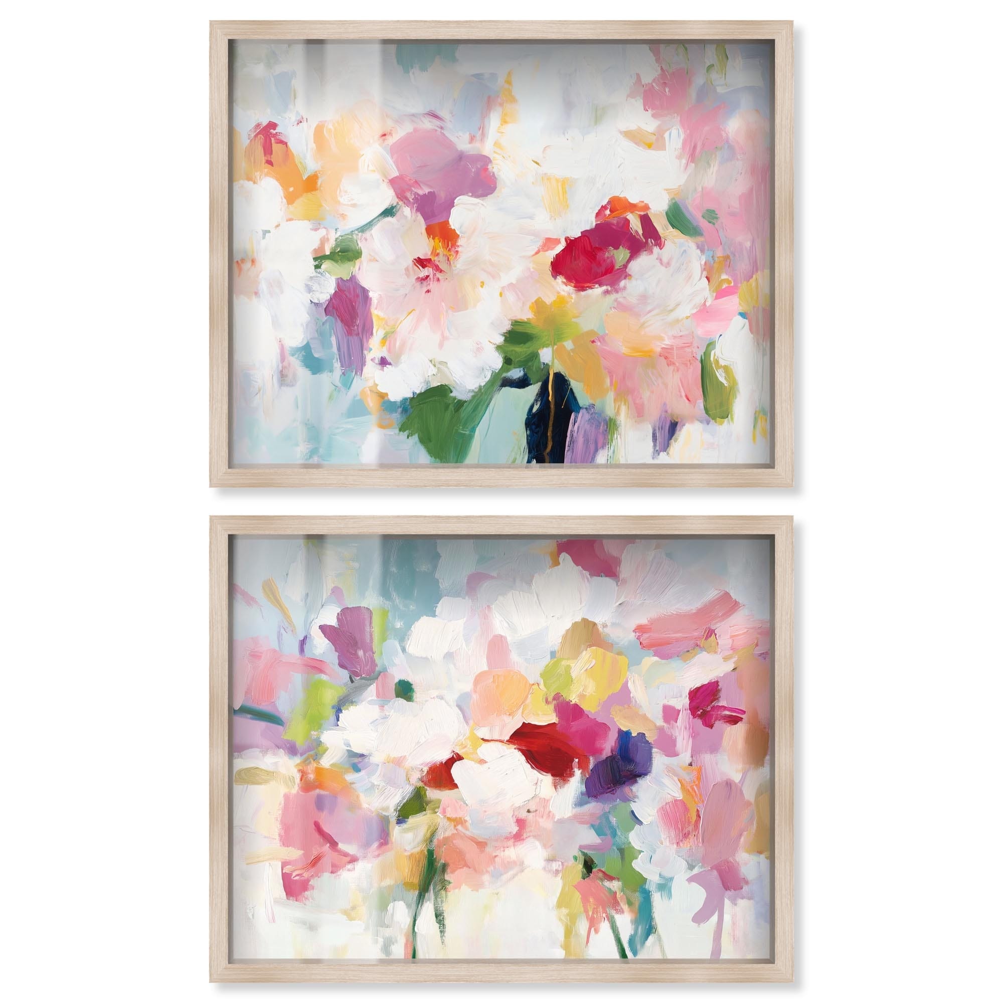 Blush Pink Bedroom Serenity Set Shadowbox by Art Remedy