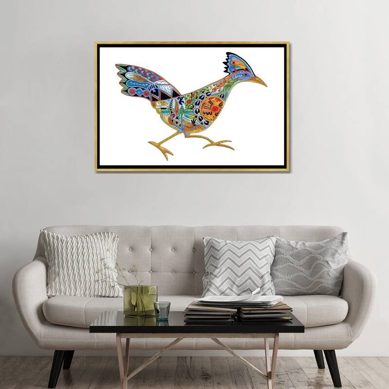 iCanvas "Roadrunner" by Sue Coccia Framed