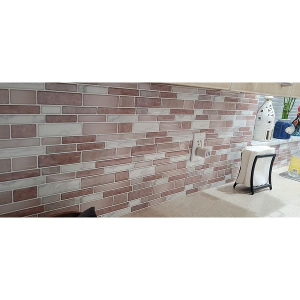 Art3d Iced Coffee 12 in. x 12 in. Peel and Stick Wall Tile Backsplash (10-Pack) Art3d Iced Coffee 12 in. x 12 in. Peel and Stick Wall Tile Backsplash (10-Pack)