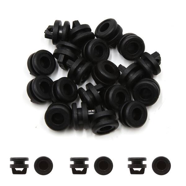 20Pcs Black Window Glider Track Slide Wheels Roller Curtain Carrier ...