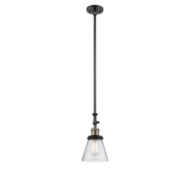 Innovations Lighting Small Cone 6" Wide Adjustable Mini Pendant - Polished Chrome / Matte White Cased