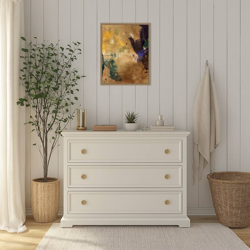 Amber Haze No. 1 by Sisa Jasper Framed Canvas Wall Art Print