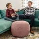 preview thumbnail 85 of 110, Jaxx Ellis Pouf - Modern Shearling Faux-Lamb Plush Fleece Ottoman