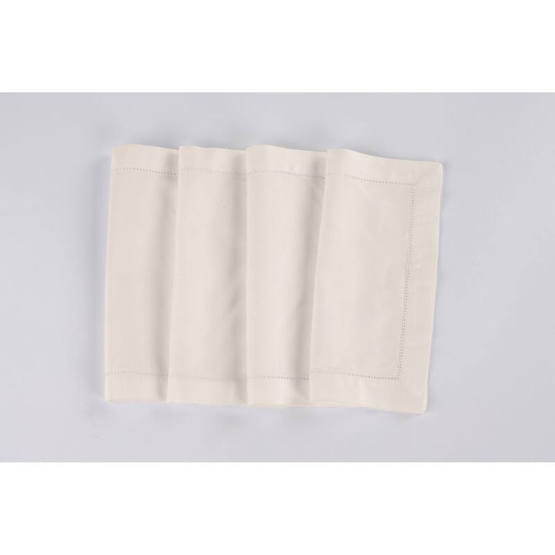 Milan, Cotton Sateen, Cocktail Napkin Set (Set of 4)