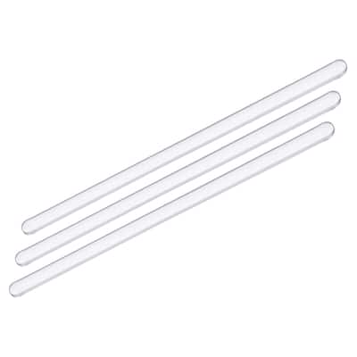 Borosilicate Glass Stick Stir Rod for Lab, kitchen 3Pcs