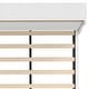 preview thumbnail 7 of 10, 53'' Tall Storage Wingback Headboard, Corduroy Upholstered Platform Bed Frame with Charging Station and RGB LED Lights