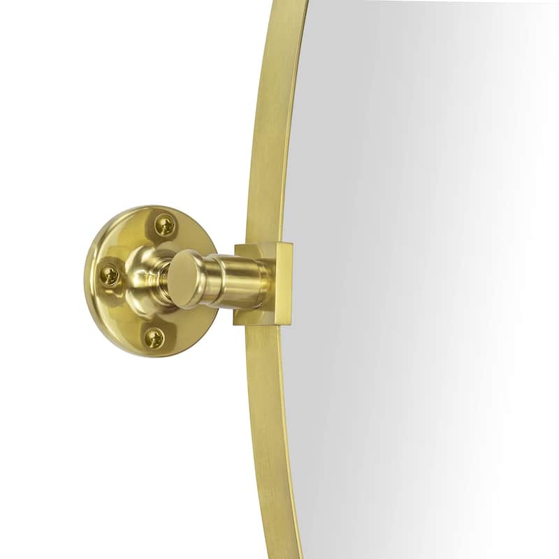 TEHOME Leni Oval Metal Wall Mirror