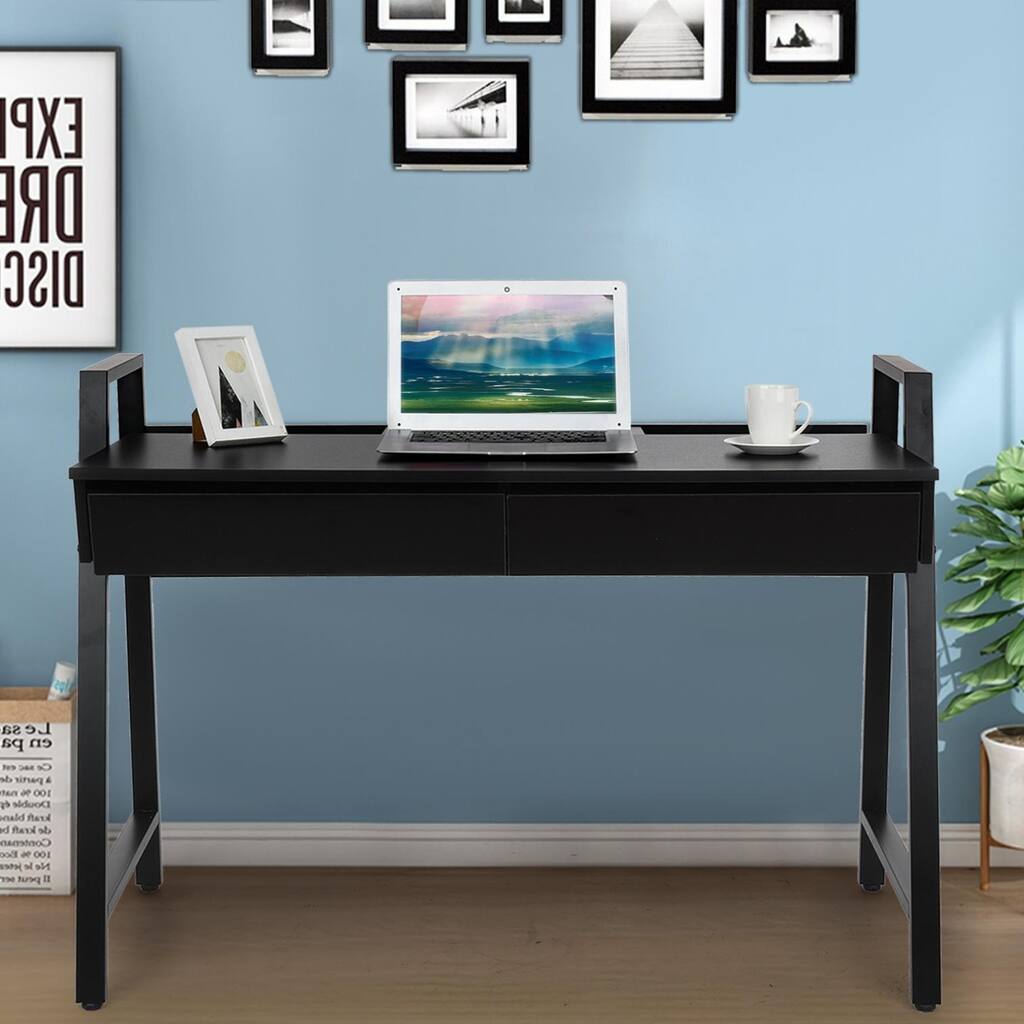 Multifunctional Computer Desk With 2 Drawers