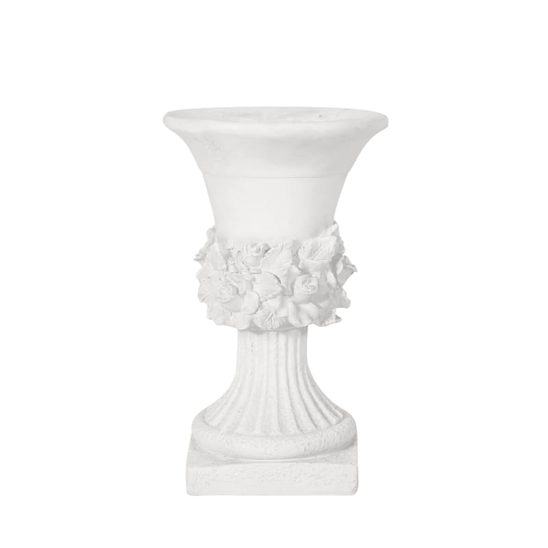 Calliope Antique Botanical Lightweight Concrete Chalice Garden Urn