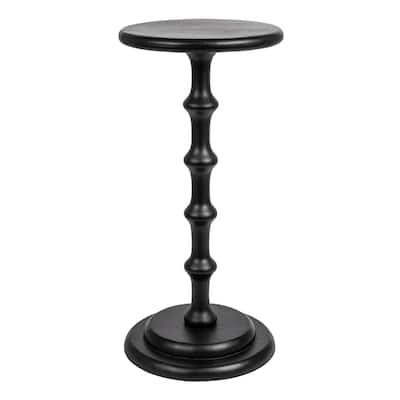 Ergo Pedestal Cocktail Side Table - 12.0"L x 12.0"W x 25.0"H