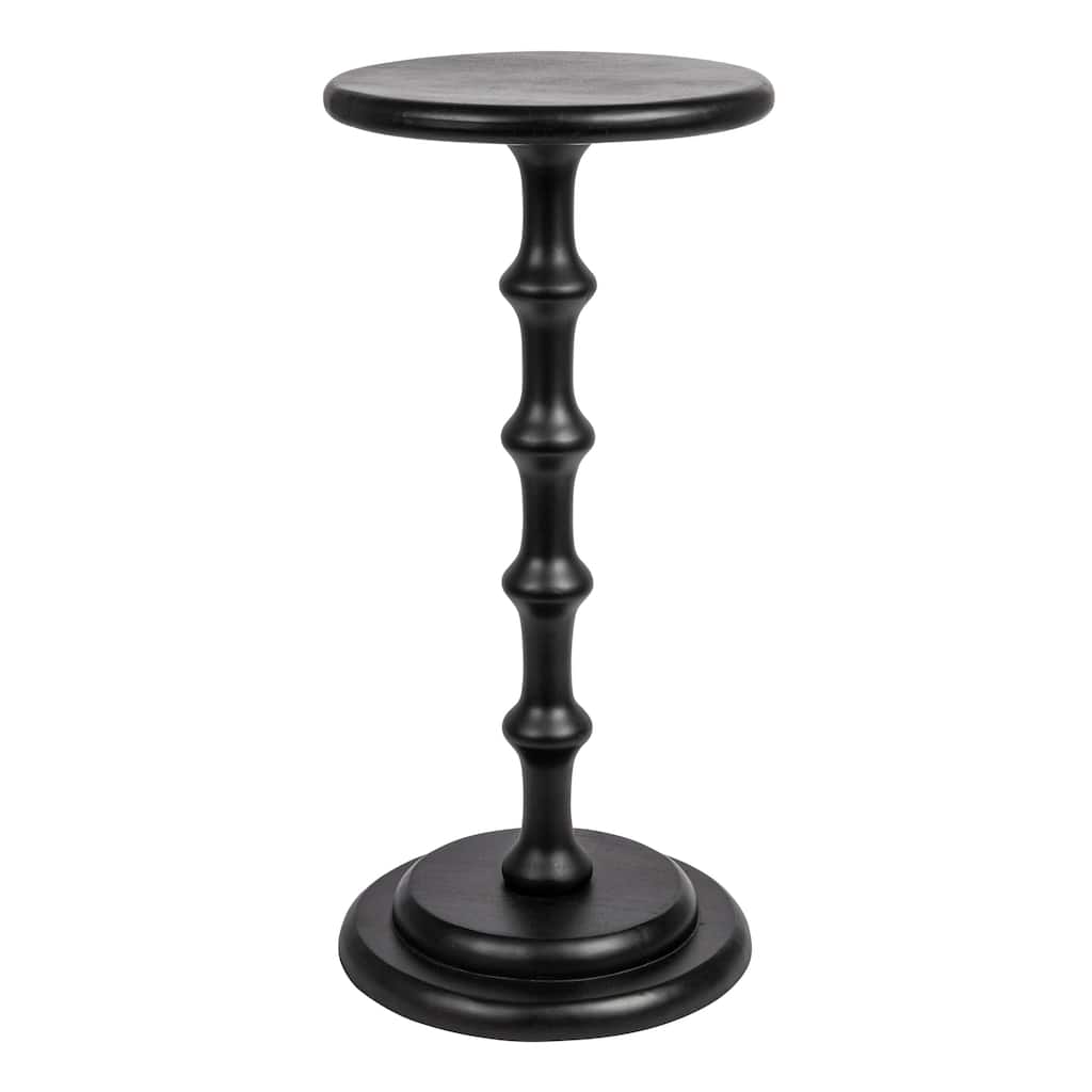 Ergo Pedestal Cocktail Side Table - 12.0"L x 12.0"W x 25.0"H