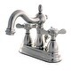 preview thumbnail 10 of 9, Kingston Brass Essex Centerset Bathroom Faucet - Includes Metal Pop-Up Satin Nickel
