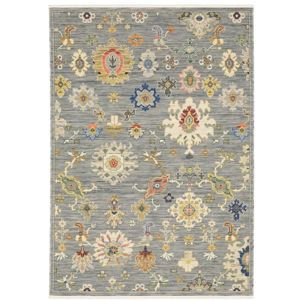 Style Haven Lawson Traditional Persian Wool Fringe Edge Area Rug