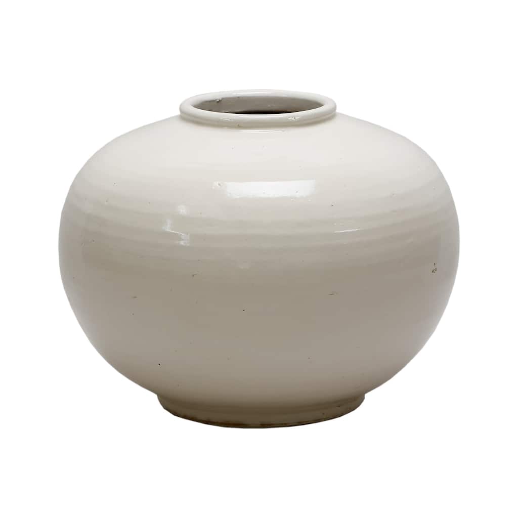 Artissance 10" Creamy White Round Pot - 13.3" L x 13.3" W x 10.2" H
