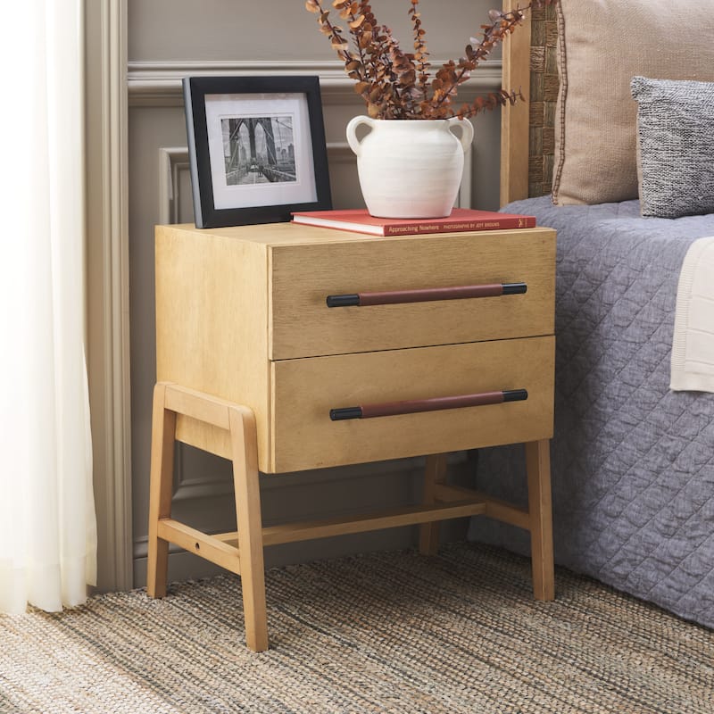 SAFAVIEH Tiona 2-Drawer Nightstand