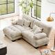 Option Light Coffee-2 Seat-1 Ottoman