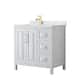 Option White, Gold Trim, Giotto Quartz Top