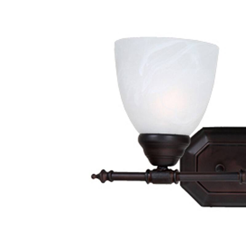 Jeffrey Oil Rubbed Bronze Finish 2-light Vanity Fixture