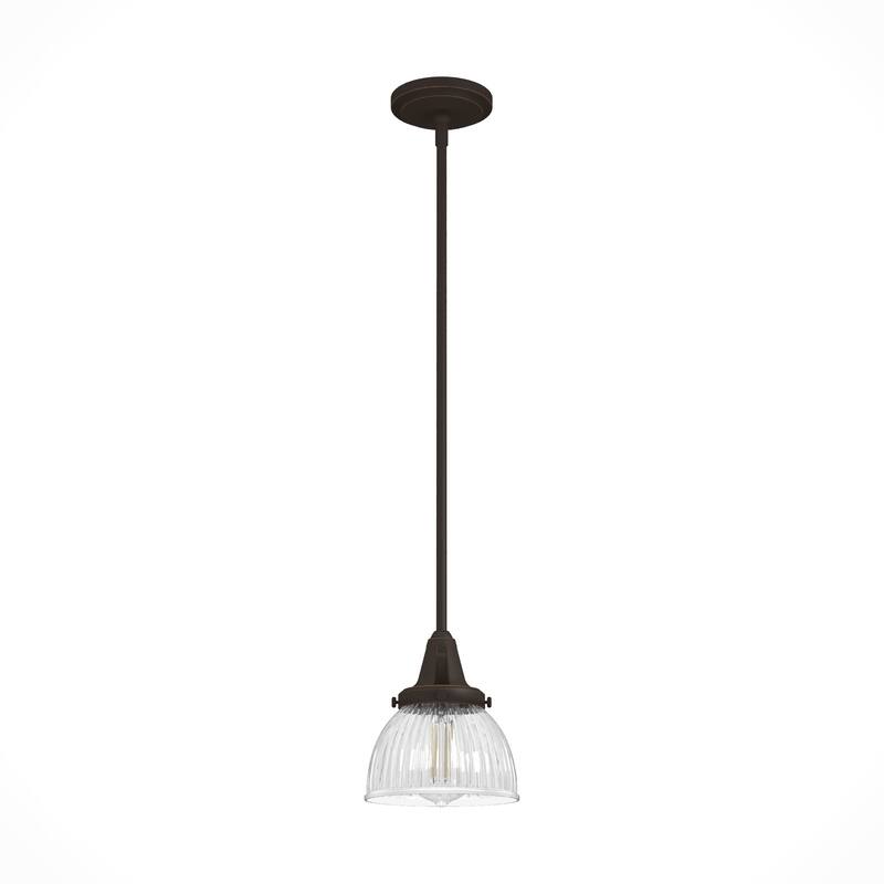 Hunter 7" Cypress Grove 1 Light Mini Pendant - Island, Dining, Entry, Hall - Industrial, Contemporary, Transitional