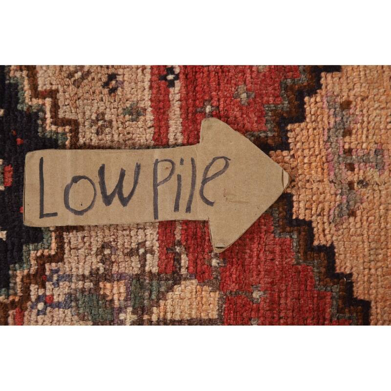 Hand Knotted Oriental 100% Wool Carpet Traditional Geometric Red Lori Area Rug - 7' 10'' X 4' 0''