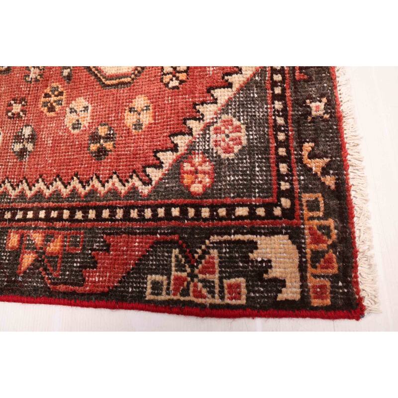 ECARPETGALLERY Hand-knotted Antalya Vintage Red Wool Rug - 3'9 x 6'0