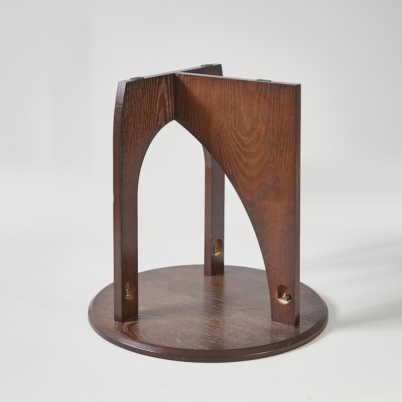 100% Solid Wood Side Table, Natural Wooden End Table,Rustic Center Table,Simple Accent Table for Living Room