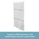 preview thumbnail 2 of 8, Kenney 6-Pocket Hanging Mesh Shower Organization Caddy
