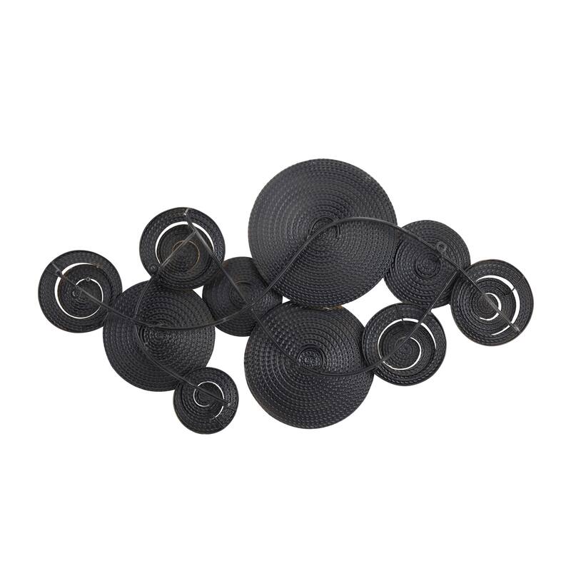 CosmoLiving by Cosmopolitan Gold Metal Radial Plate Home Wall Decor