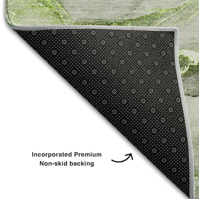 Premium Washable Super Soft Abstract Contemporary Mayfield Rug