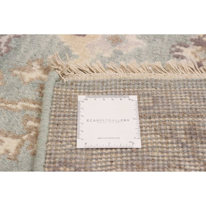 ECARPETGALLERY Hand-knotted Royal Oushak Grey Wool Rug - 4'0 x 6'1