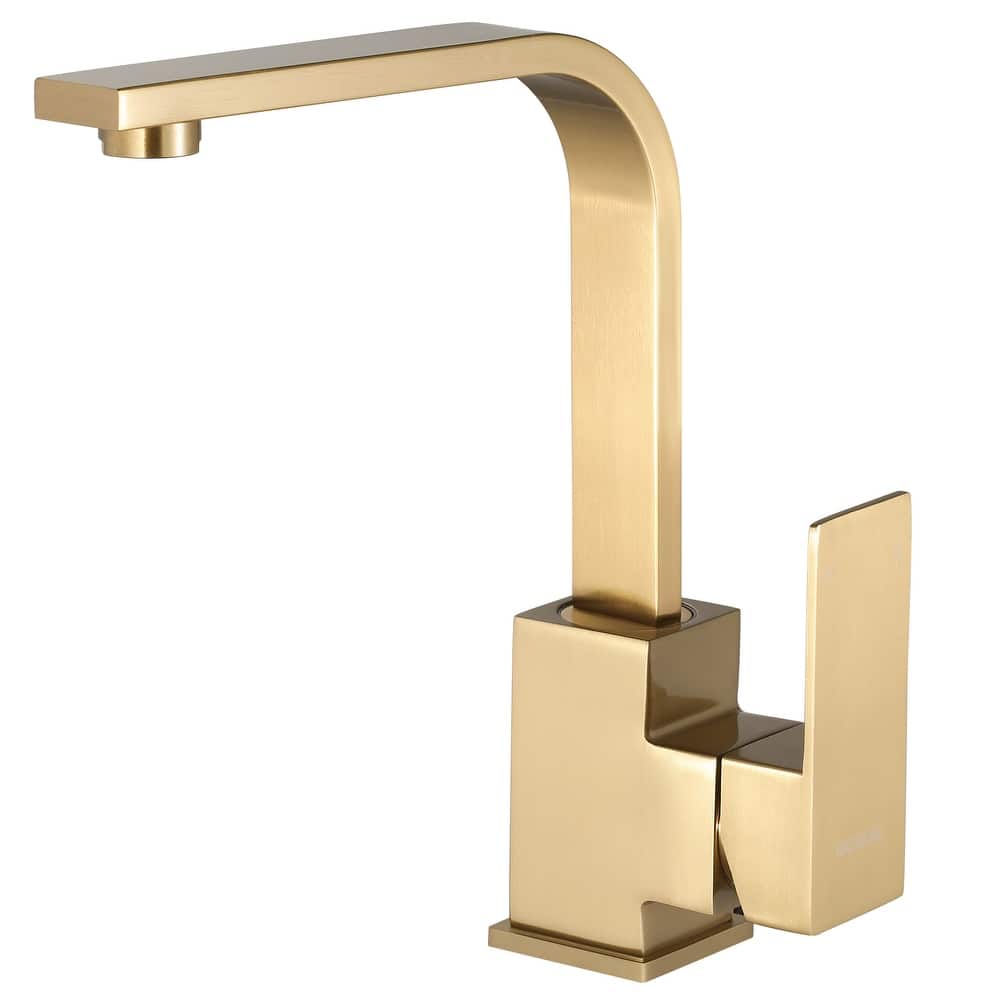 WOWOW Modern Single Hole Bar Sink Faucet