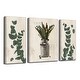 preview thumbnail 1 of 4, Olivia Rose 'Poetic Flora Set VI' Canvas Wall Art Set
