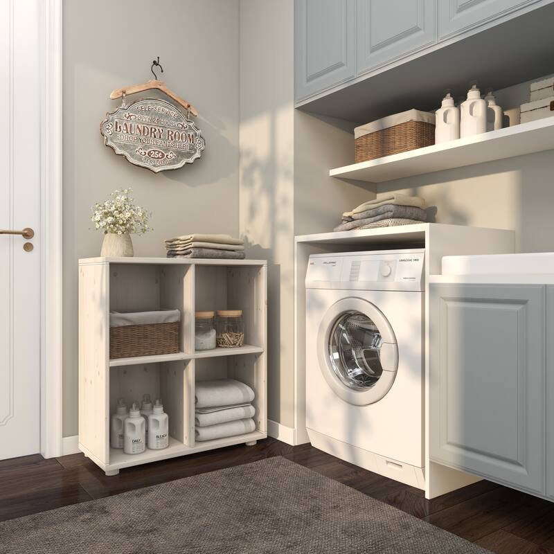 Gray Metal Laundry Room Sign Home Wall Decor with Brown Wood Hanger