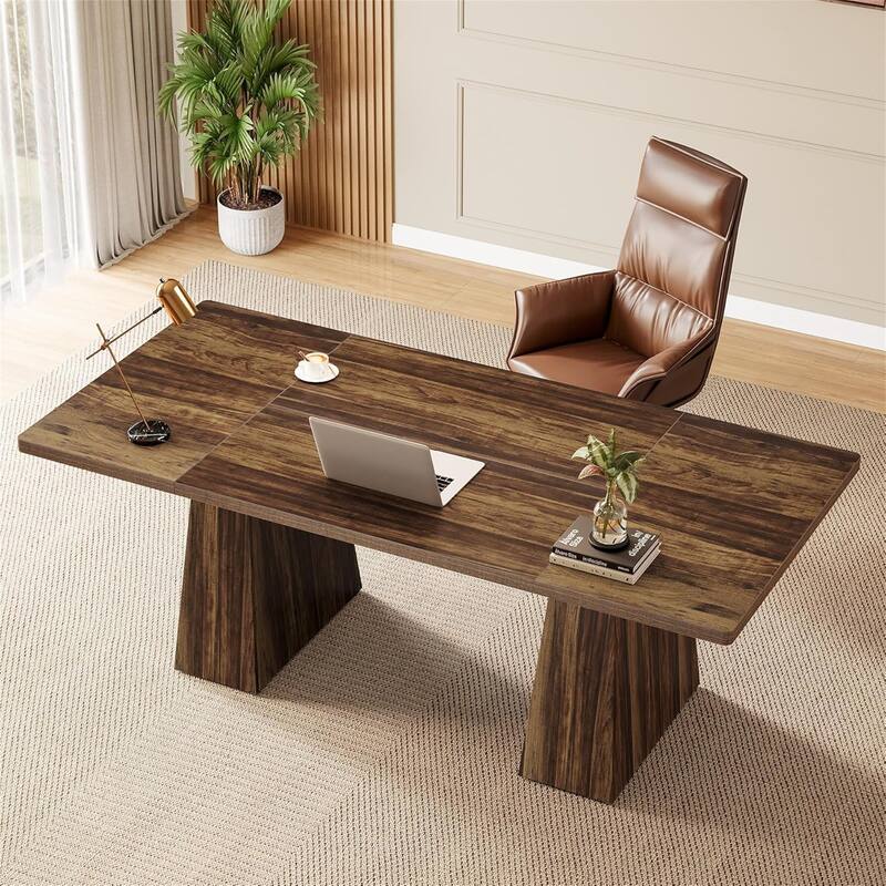 63" Modern Executive Desk