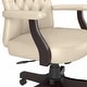preview thumbnail 10 of 55, Key West High Back Tufted Office Chair with Arms by Bush Furniture