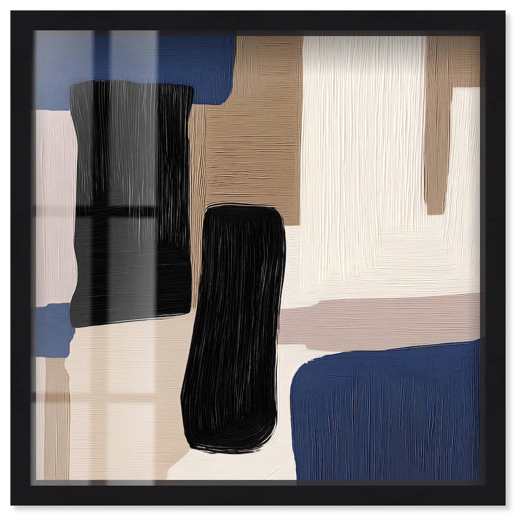 Blue Quietude I Shadowbox by Art Remedy