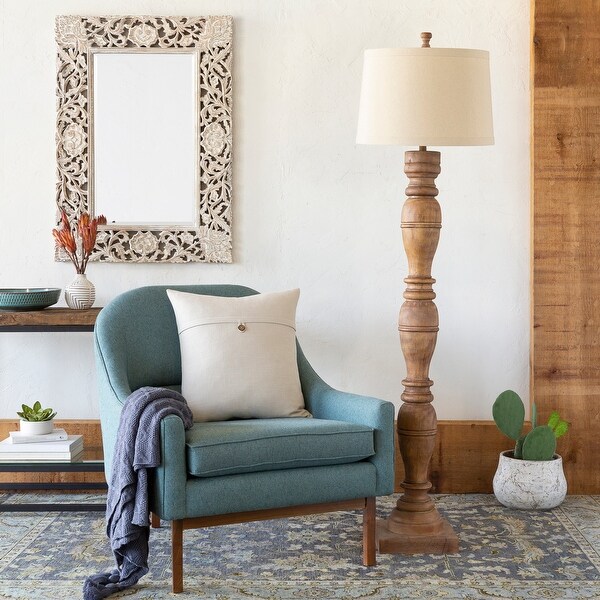Shop Ellison Farmhouse Pillar 71 Inch Floor Lamp 71 H X 19 W X