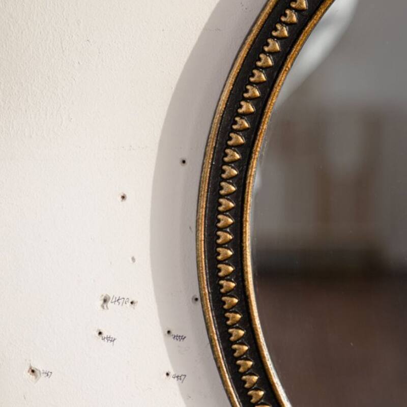 Round Decorative Wall Mirror - Gold