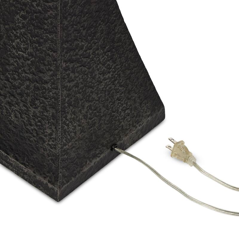 Romy Forged Floor Lamp-Forged Black Aluminum