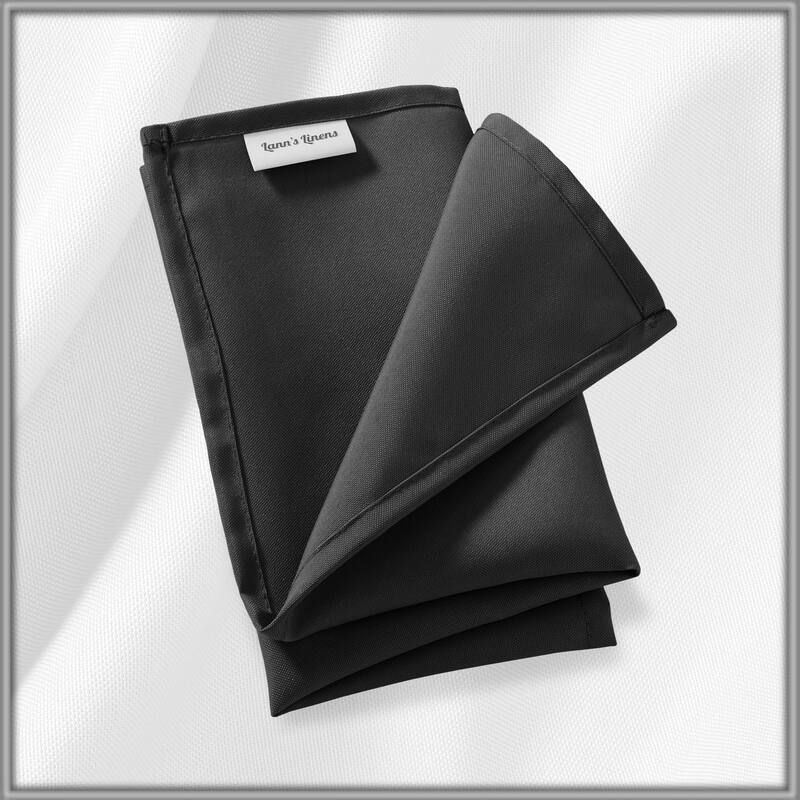 144 Pack 17 Inch Polyester Cloth Dinner Napkins for Party Restaurant