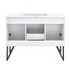 preview thumbnail 13 of 45, Swiss Madison Annecy 60" Double, Two Doors, One Drawer, Bathroom Vanity