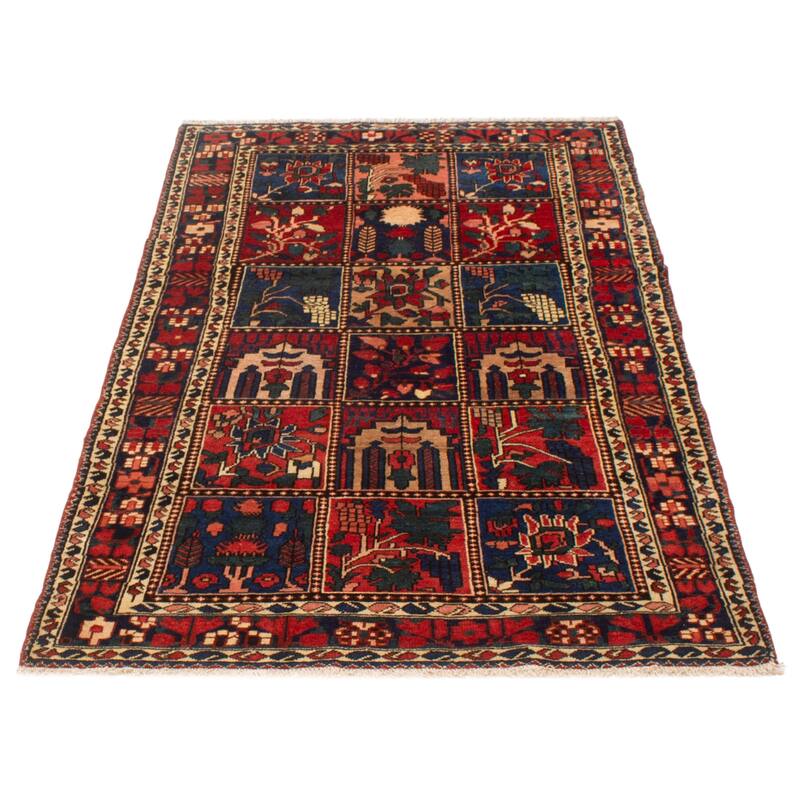 ECARPETGALLERY Hand-knotted Kayseri Vintage Red Wool Rug - 4'6 x 7'7
