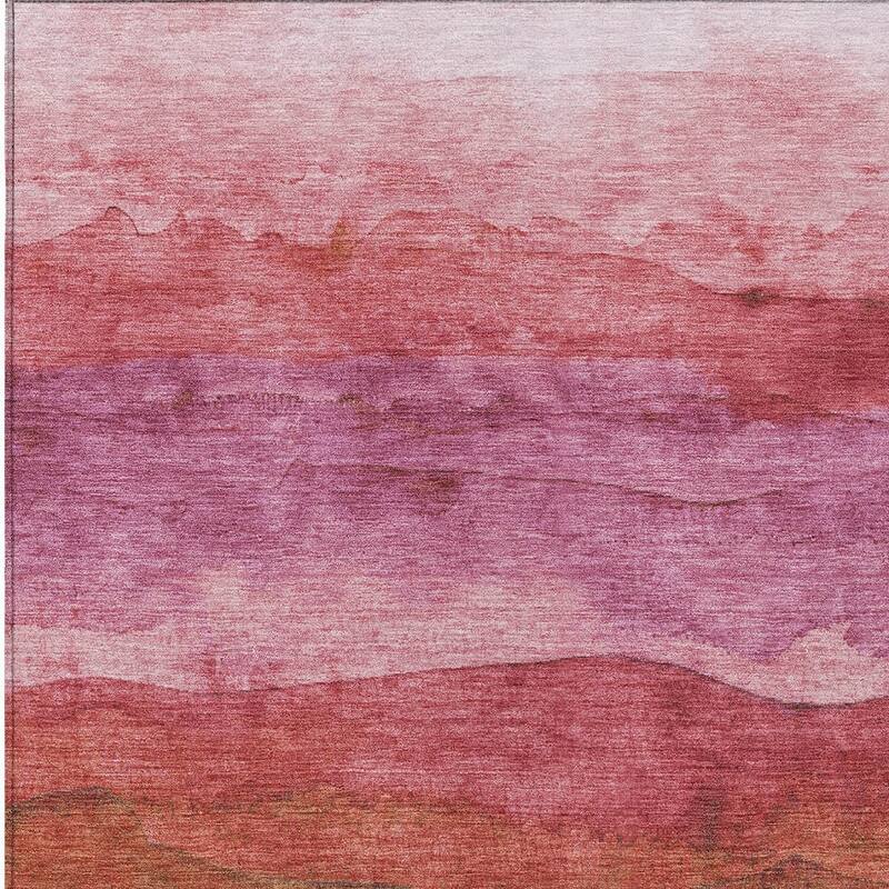 HomeRoots Abstract Modern Rectangle Outdoor Rug
