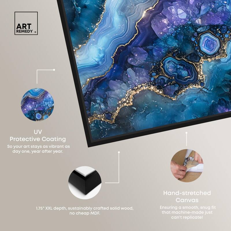 Galactic Geode II Canvas by Art Remedy