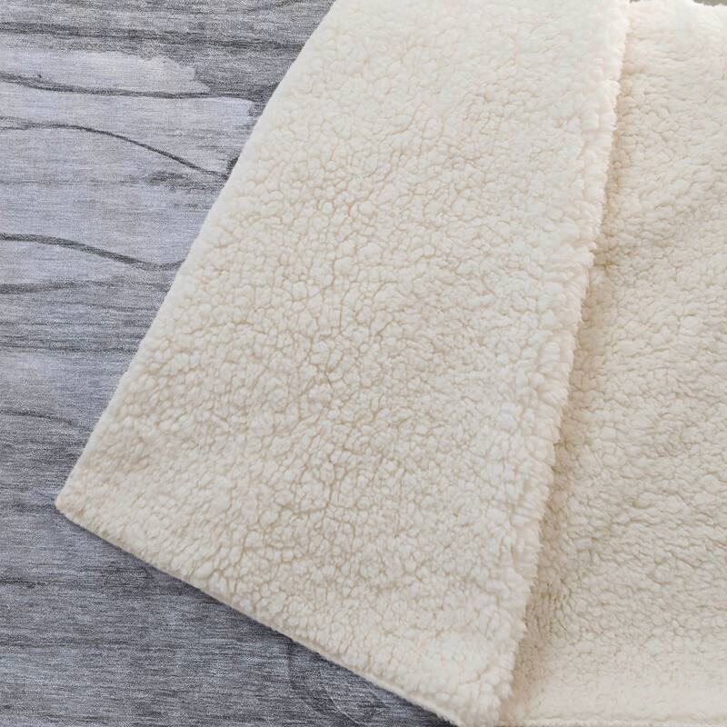 Premium Machine Washable Modern Floral Sherpa Throw Blanket
